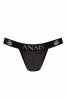 Męskie seksowne jockstrapy majtki czarne jednolite Petrol jock strap XXXL